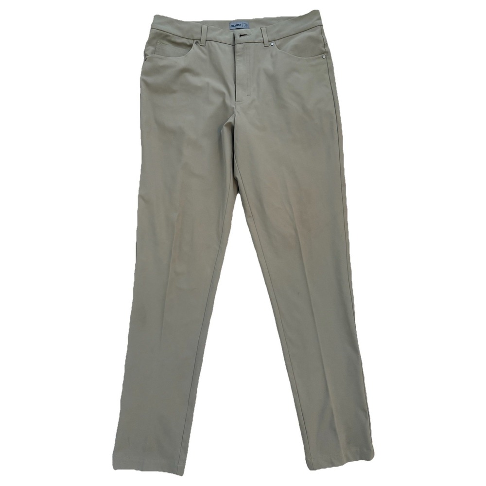 VRST Limitless 5-pocket Tan Golf Pants Moisture Wicking‎ 34x34 EUC